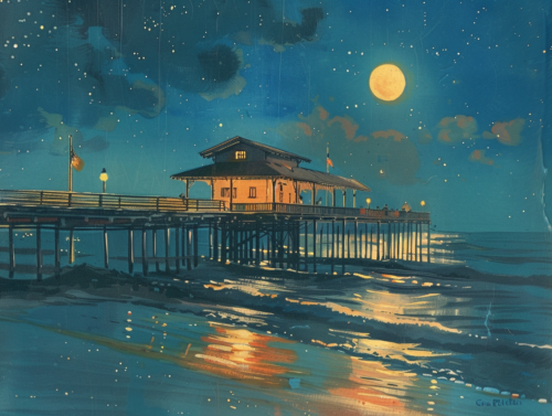 last-dance-on-the-starlight-pier-vintage-book-review-moonlit-pier