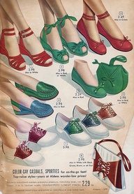 Sole Entertainment: Vintage Shoes - The Girl In The Jitterbug Dress